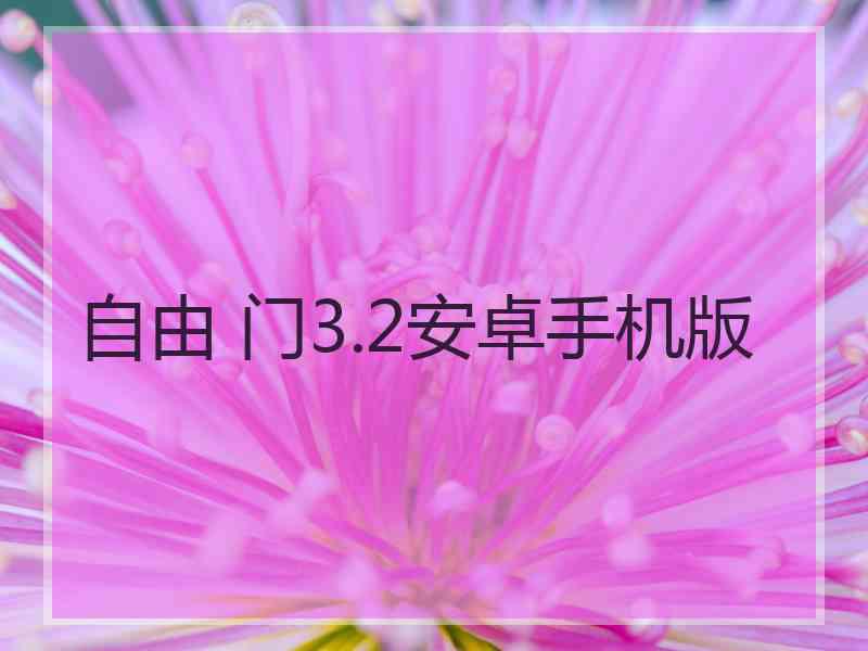 自由 门3.2安卓手机版