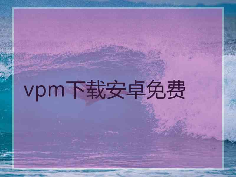 vpm下载安卓免费